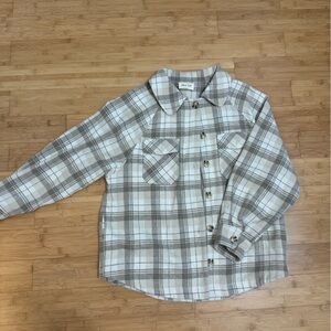 Plaid Button-Up Shacket